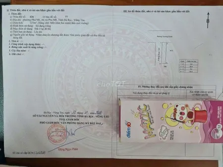 Bán đất 125m² ngang 5m giá 5.6 tỷ Phường Phú Mỹ