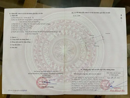 Bán đất tại đường trung nghĩa, hợp đức, đồ sơn, hải phòng, 850 triệu, 64.1m2 uy tín