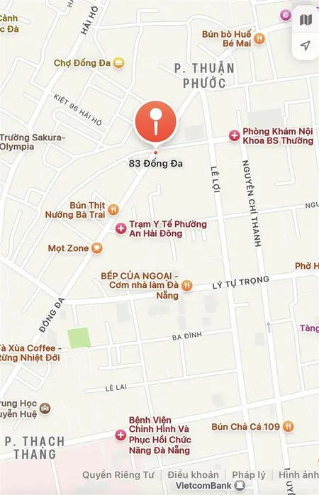 Bán lô đất khủng 488m2 mặt tiền đường đống đa hải châu đà nẵng dt 488m2, ngang 12m nở hậu 12,6m