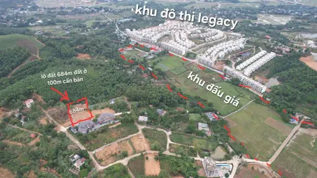 Cần bán lô đất 684m2 gần cổng chính dự án legacy, giá đầu tư
