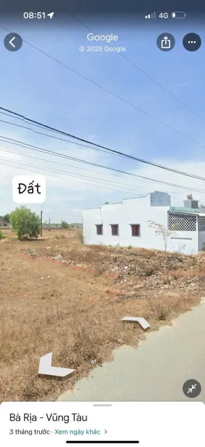 Bán đất 165.6m² ngang 10m giá 1.67 tỷ Xã Phước Hải