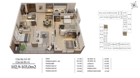 Quỹ căn 3,4 ngủ penthouse đẹp và hiếm tại dự án. để được tư vấn cụ thể từng căn 0946 663 ***