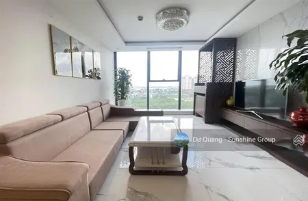 Bán căn hộ 3 ngủ sunshine city view biệt thự + sông 104.7 m2 (full đồ đẹp) ban công đông nam