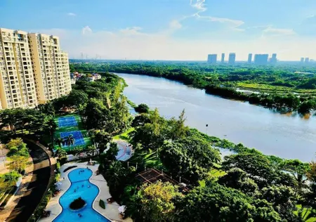Bán căn hộ 2 phòng ngủ riverside phú mỹ hưng view phố thương mại. vị trí đẹp. nhà mới