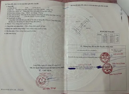 Bán đất 100m² ngang 5m giá 890 triệu Xã Long Điền