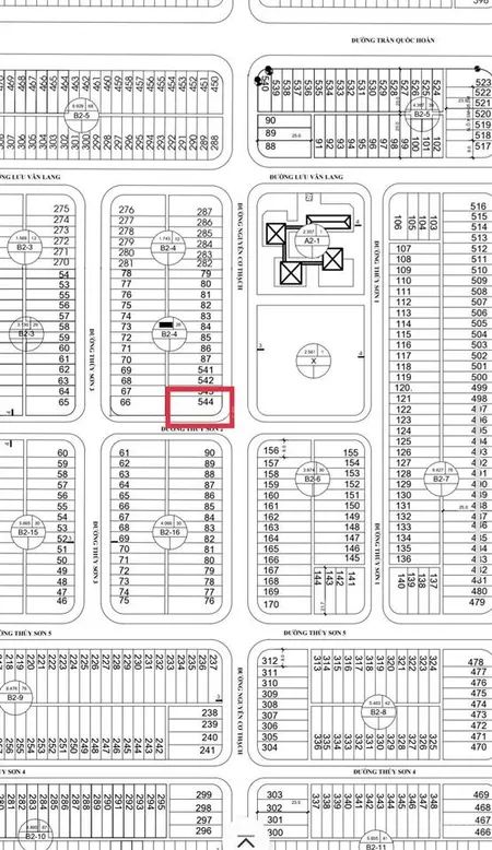 Cần bán góc 2 mặt tiền nguyễn cơ thạch và thuỷ sơn 2, dt 224,6m , ngũ hành sơn,tp đà nẵng