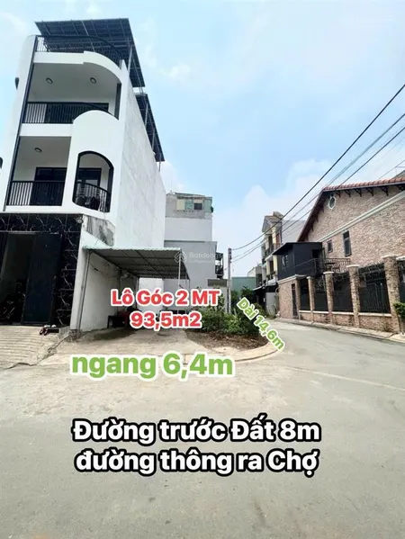 Bán gấp lô góc 2 mt đẹp ngay chợ long trường đối diện kđt đông tăng long tp thủ đức