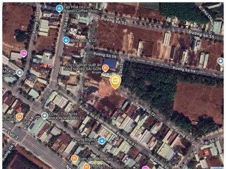 Bán đất 491.7m² ngang 10m giá 19.5 tỷ Phường Bình Dương