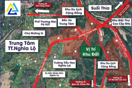 Đất nền golden valley nghĩa lộ 9 triệu/m², sổ đỏ, gần mù cang chải, sân bay lào cai