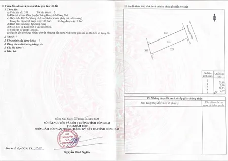 Bán 2 lô đất liền kề an viễn, đồng nai, 1 lô ngang 5x20m, giá quá tốt 2.2 tỷ