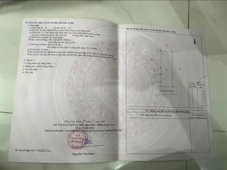 Bán gấp đất hẻm 1/ đường hùng vương, nhơn trạch, đồng nai