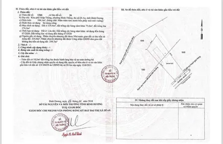 Bán đất 584m2 đường 30/4, phường đông hoà, tp hồ chí minh.