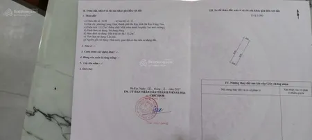 Bán đất bắc hương lộ 10, đường đặng xuân bắc. phường long tâm, ngang 5*23m thổ cư 100%. giá 2.45 tỷ