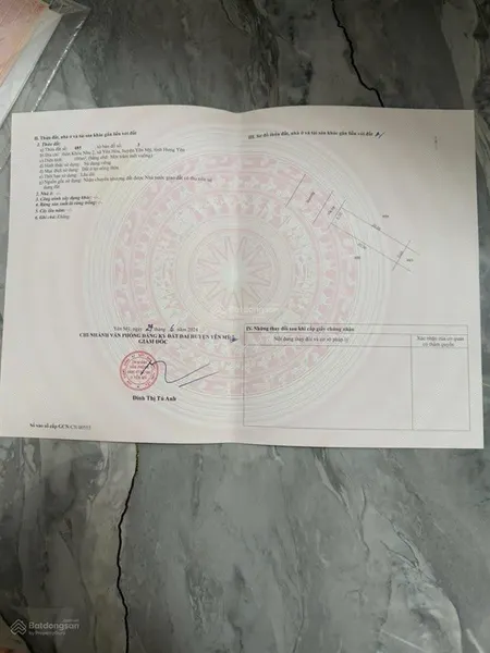Bán nhanh mảnh 100m đấu giá yên hòa yên mỹ ngay đường 379