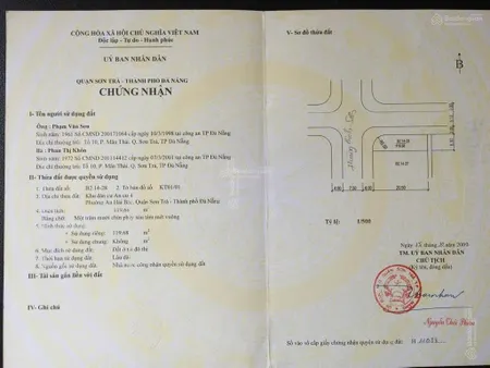 Bán lô góc 222m2 ngang 11m đường hoàng bích sơn giao với lê thước ngay công viên hồ nghinh
