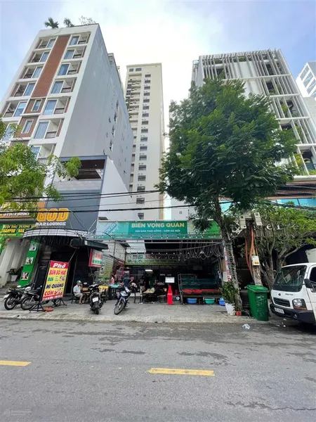 Cặp đất đường hà bổng đối lưng võ nguyên giáp dt 200m2 ngang 9m, phù hợp xây ks, nhà hàng