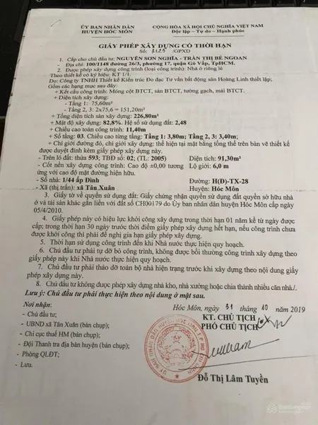 Bán nhà ấp đình, tân xuân, hóc môn cách lê thị hà 200m giá 4.8 tỷ