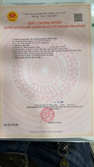 Đất 317/4 bình thành