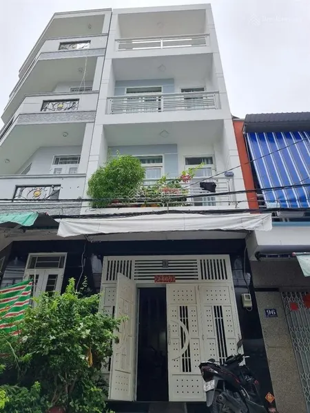 Mặt tiền 4 tầng khu phân lô bình phú ii quận 6 4pn sân thượng trước sau