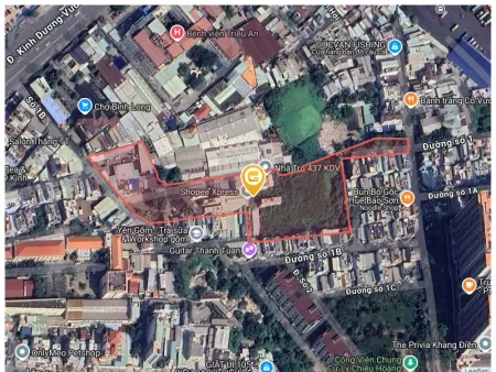 Bán đất 4086,1m² giá 440 tỷ Phường An Lạc