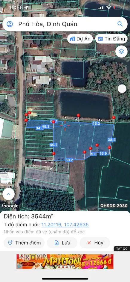 Bán đất tại Xã Phú Hoà, Định Quán, Đồng Nai, 700 nghìn / m2, 3500 m2, có 800m2 ONT