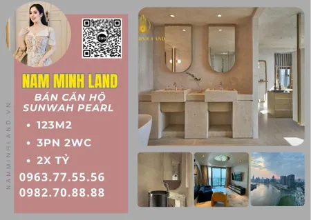 Hải Yến 0963775556 - bán căn hộ Sunwah Pearl 3 phòng ngủ - trục view đẹp nhất dự án - Silver House