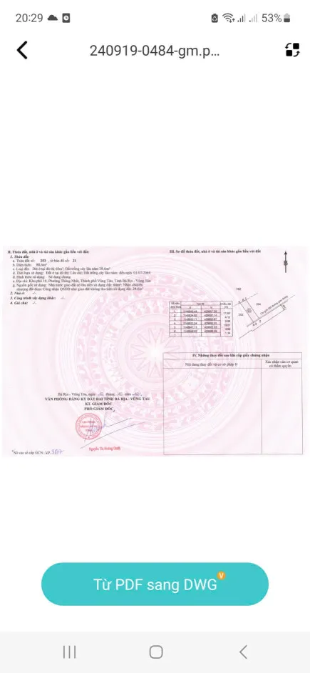 Bán đất 88,6m² ngang 5m giá 4.6 tỷ Phường Rạch Dừa