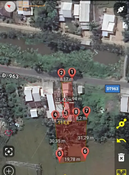 47/25 ✨️Cần bán hơn 900m² nhà + đất thổ vườn cập tỉnh lộ 963