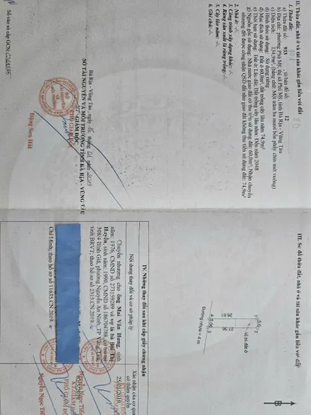 Bán đất 108.1m² ngang 5m giá 2 tỷ Phường Phú Mỹ