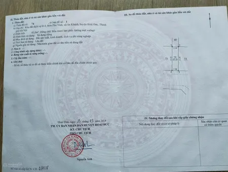Bán đất dịch vụ phú vinh, an khánh, hoài đức, pháp lý rõ ràng, 45m2, gần đường lê trọng tấn kéo dài