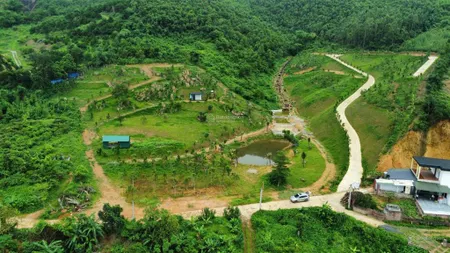 Bán 1,62 ha đất tiến xuân thạch thất. vị trí đẹp view thoáng ra cánh đồng