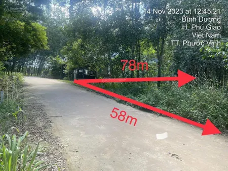 Ngân hàng thanh lý đất tại thị trấn phước vĩnh, huyện phú giáo, tỉnh bình dương, chỉ 2.755 tỷ đồng