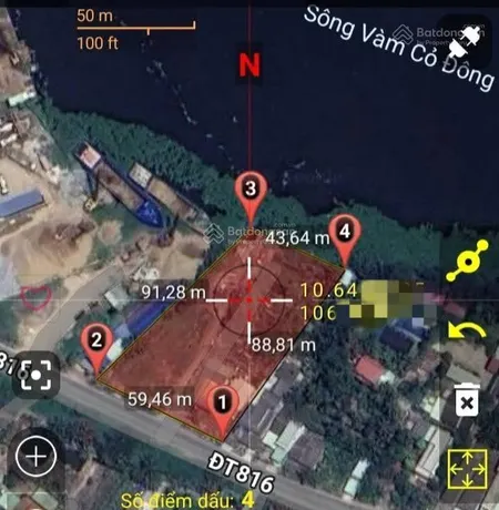 Hàng xây kho xưởng, bãi cát đá, đóng tàu 4000 m2 full đất tmdv. gốc đất thổ cư