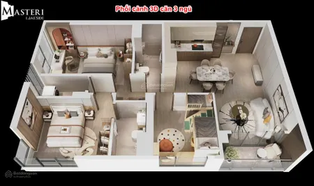 Độc nhất vô nhị penthouse3pn full nội thất chỉ 5,6 tỷrẻ nhất masteri lakesidechiết khấu 15,3%