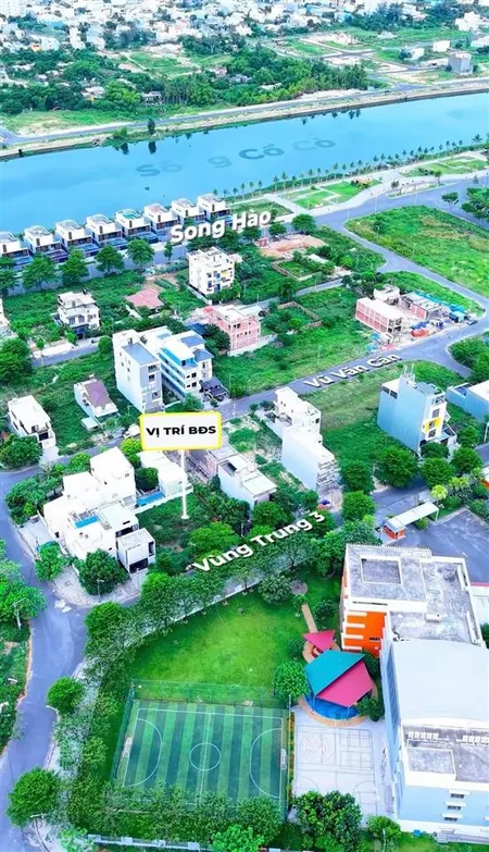 Bán đất mặt tiền vùng trung 3, 150m2, view trường học quốc tế