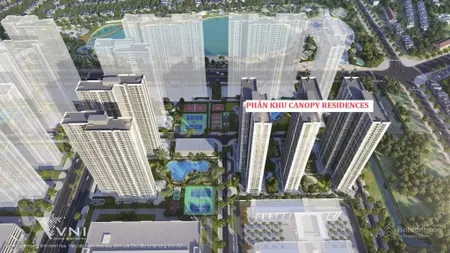 Bán căn2n2vs, 62m2 giá 6,2 tỷ tại the canopy smart city, nam từ liêm, hà nội có điều hoà âm trần
