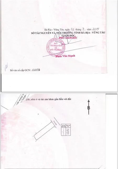 Bán lô đất đẹp giá tốt tại hòa bình, xuyên mộc, dt 438,6m2, mt tỉnh lộ 328 chỉ 4,5 tỷ