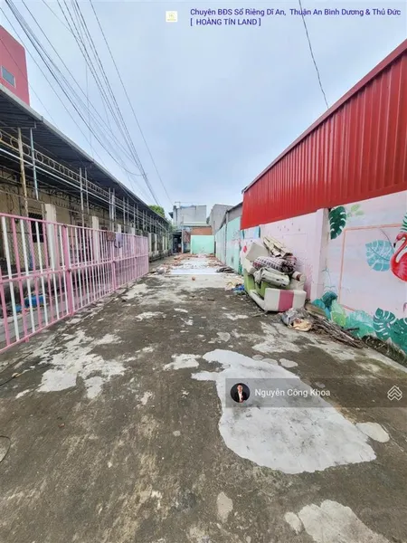 Bán đất ngang 4,5x36m, mt đường nguyễn an ninh ngay ngã ba cây điệp, p. dĩ an, tp. dĩ an