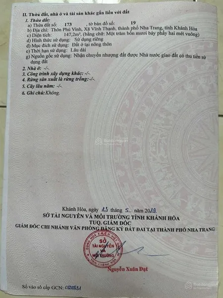 Mặt tiền đầu bầu vĩnh thạnh giá siêu tốt 18tr/m2. đường bê tông ô tô