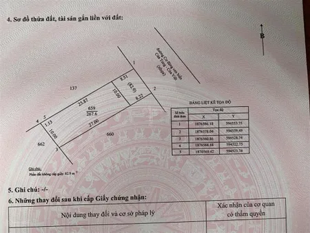 Bán đất mặt tiền đường quốc phòng tại trung giang quảng trị. diện tích 267,6m2. giá siêu hời