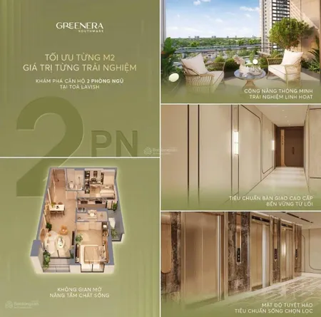 Quỹ căn 2pn độc quyền ck 17% căn đẹp tầng đẹp hướng đẹp