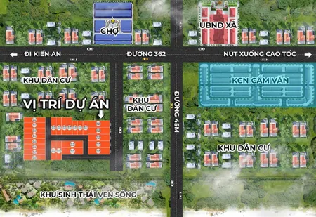 Siêu phẩm tri ân khách hàng! 24 lô f0 ngay gần kcn quốc tuấn cẩm văn tại an thắng , an lão