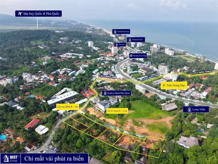 Bán 500m² đất đẹp hẻm chùa ông cửa lấp, cách biển 500m, mặt tiền 25m, giá 16 triệu/m²