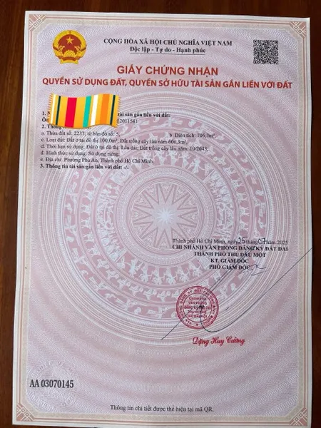 Bán đất Phú An Bến Cát mặt tiền DH609 ngang 10x70 giá 3ty800