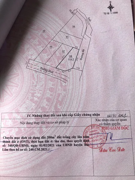 Bán đất trung tâm Dậm Bri