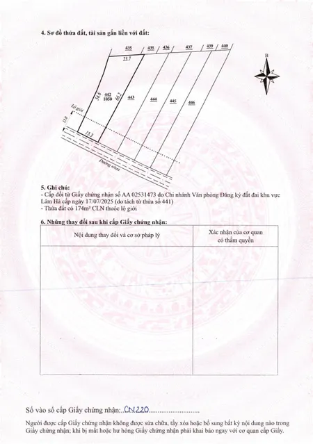 Bán đất 1000m² ngang 15m giá 2.85 tỷ Xã Nam Ban Lâm Hà