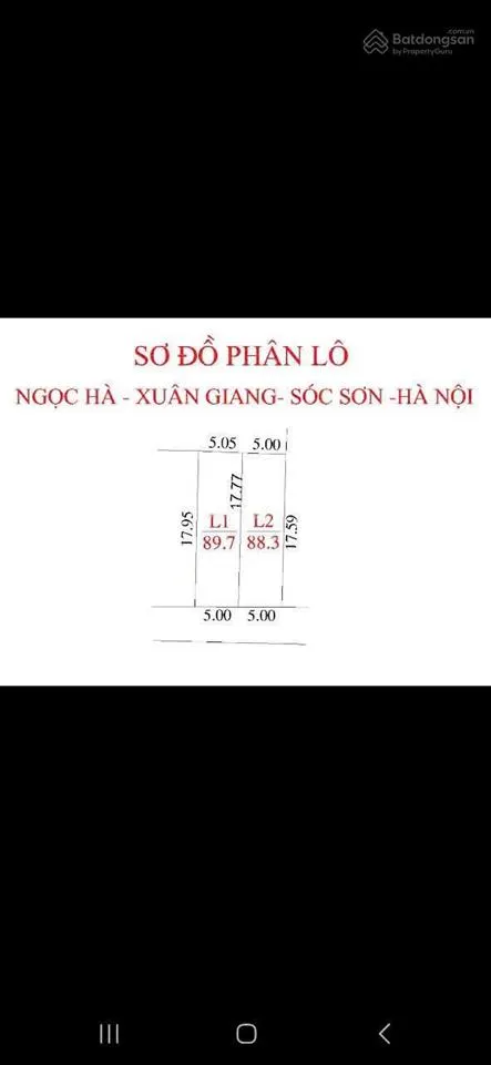 Siêu phẩm ngọc hà xuân giang 88,3m gần trường mầm non cấp 123 phòng khám đk xuân gia