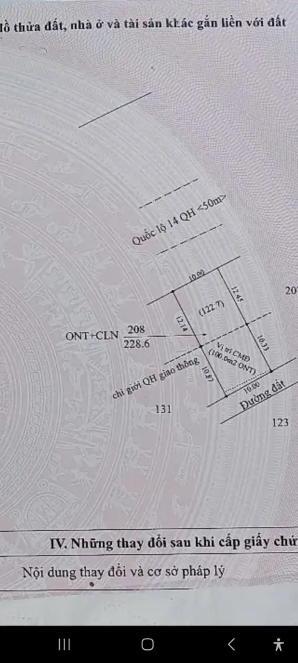 Bán đất 230.1m² ngang 10m giá 3 tỷ Xã Cuôr Đăng
