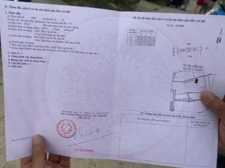 Bán đất 180m² ngang 5m giá 2.2 tỷ Phường Phú Mỹ