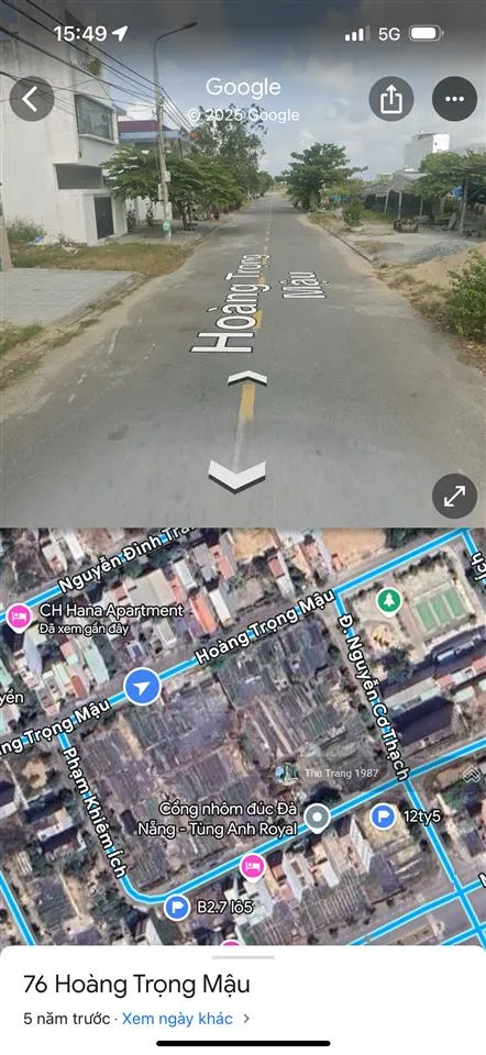 Chính chủ gửi bán lô đất đẹp đường hoàng trọng mậu, view công viên